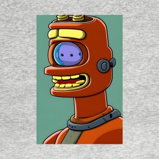 Smiling retro robot T-Shirt